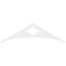 Ekena Millwork Pitch Turner Architectural Grade PVC Gable Pediment, 72"W x 21"H x 1"P (7/12) GPP072X021X100TUR - alternate 3